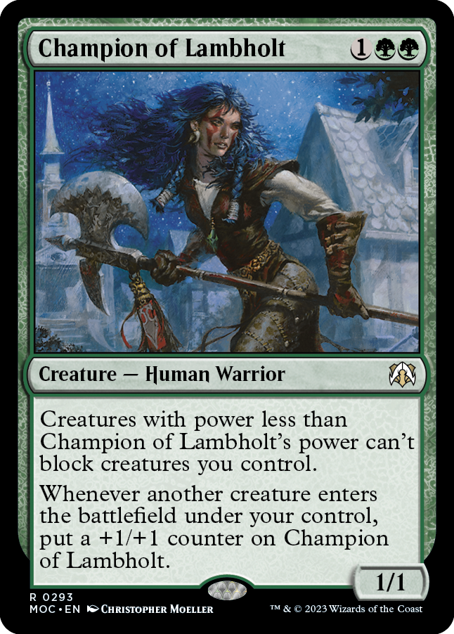 Champion of Lambholt [March of the Machine Commander] | Fandemonia Ltd