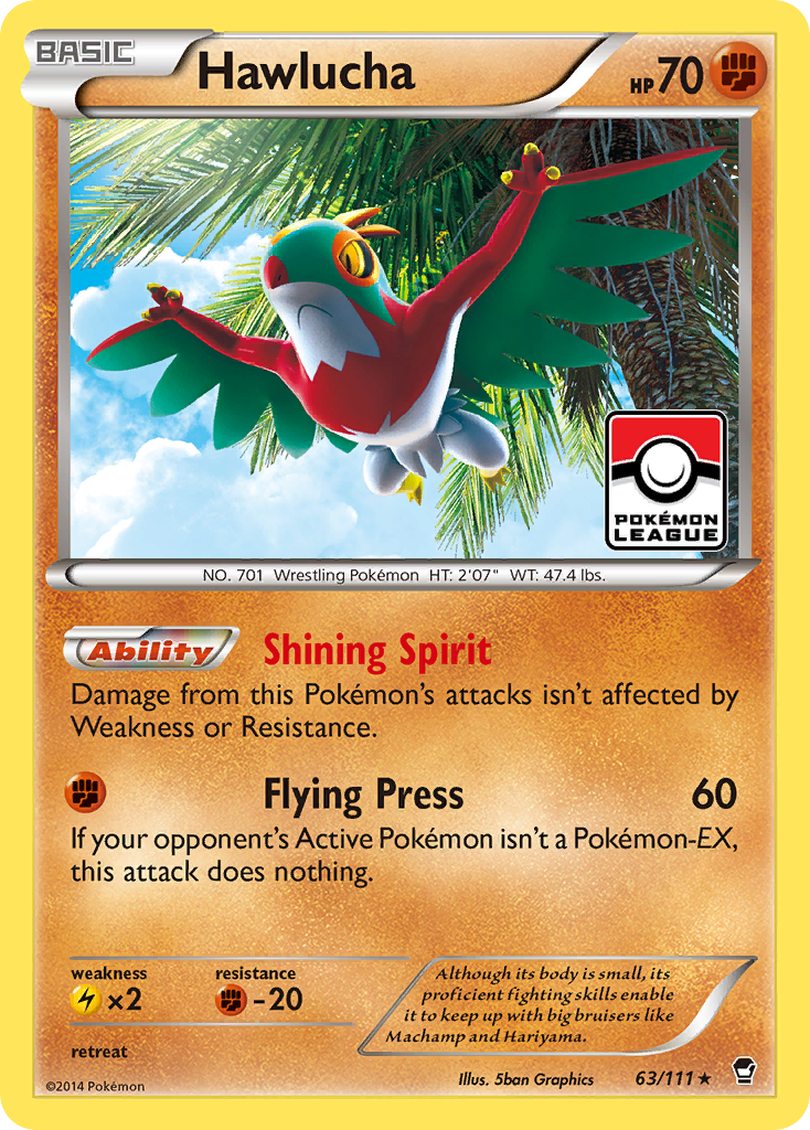 Hawlucha (63/111) [XY: Furious Fists] | Fandemonia Ltd