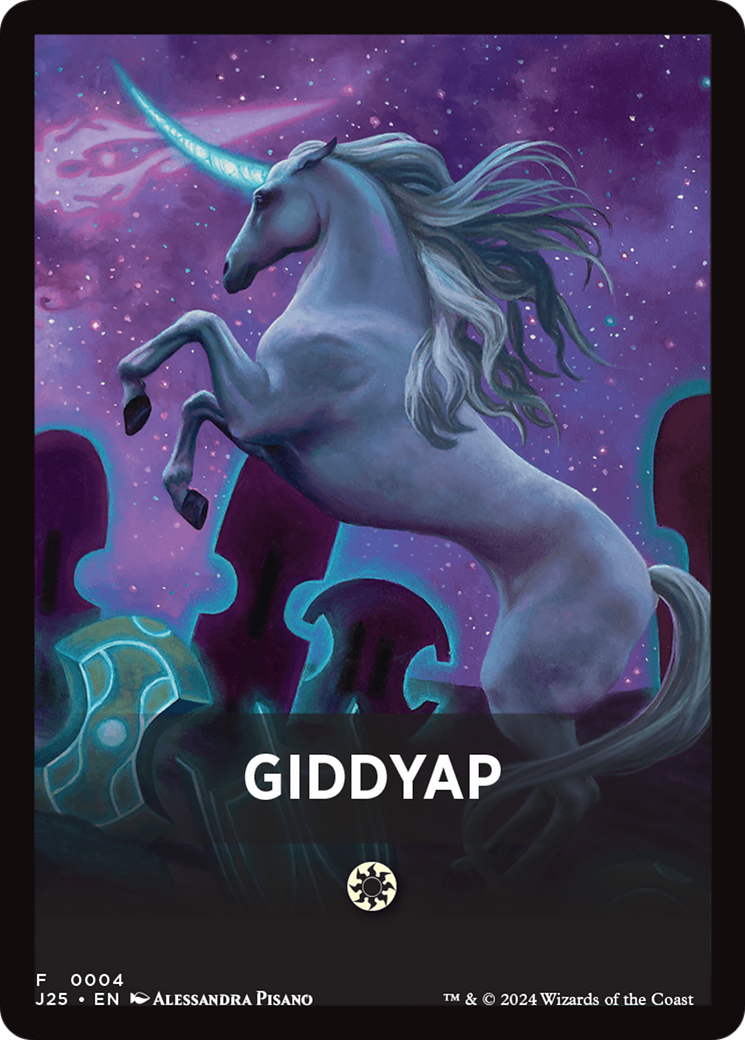 Giddyap Theme Card [Foundations Jumpstart Front Cards] | Fandemonia Ltd