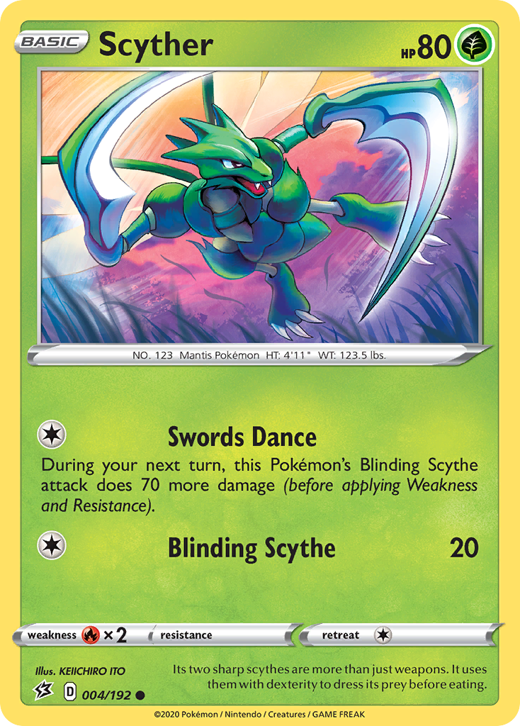 Scyther (004/192) [Sword & Shield: Rebel Clash] | Fandemonia Ltd