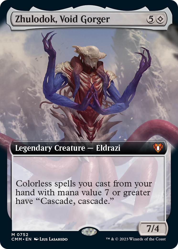 Zhulodok, Void Gorger (Extended Art) [Commander Masters] | Fandemonia Ltd