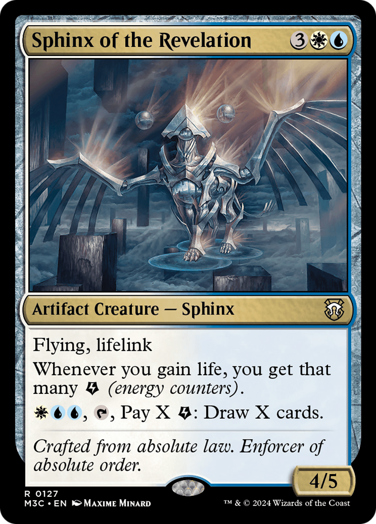 Sphinx of the Revelation (Ripple Foil) [Modern Horizons 3 Commander] | Fandemonia Ltd