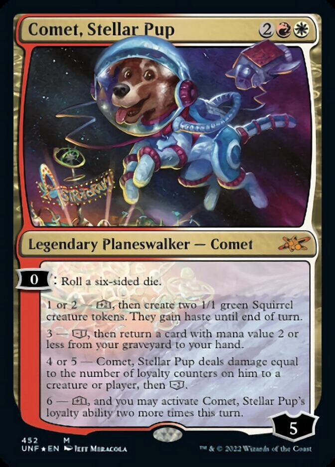 Comet, Stellar Pup (Galaxy Foil) [Unfinity] | Fandemonia Ltd