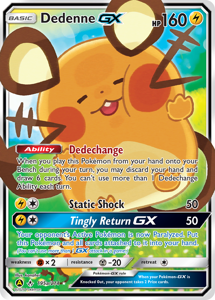 Dedenne GX (195a/214) [Alternate Art Promos] | Fandemonia Ltd