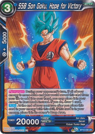 SSB Son Goku, Hope for Victory (BT10-036) [Rise of the Unison Warrior 2nd Edition] | Fandemonia Ltd