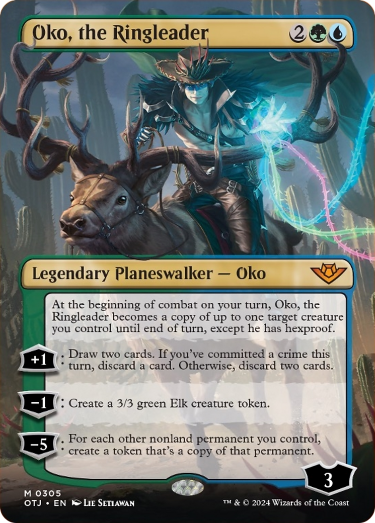 Oko, the Ringleader (Borderless) [Outlaws of Thunder Junction] | Fandemonia Ltd