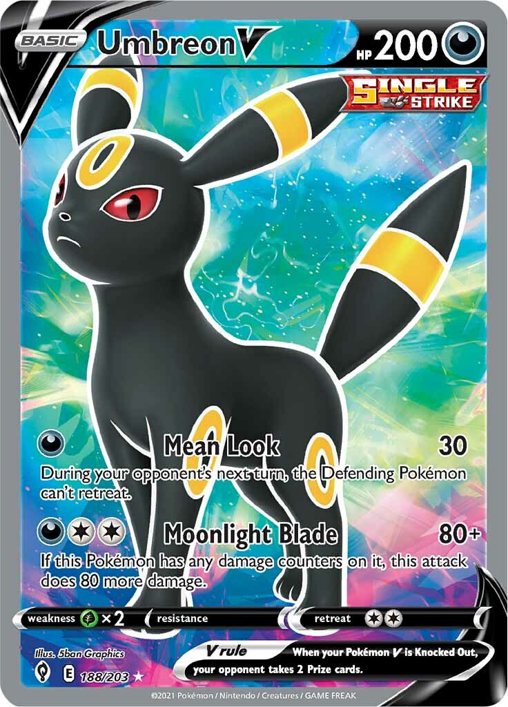 Umbreon V (188/203) [Sword & Shield: Evolving Skies] | Fandemonia Ltd