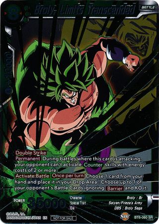 Broly, Limits Transcended (Event Pack 3 - 2019) (BT6-060_PR) [Promotion Cards] | Fandemonia Ltd