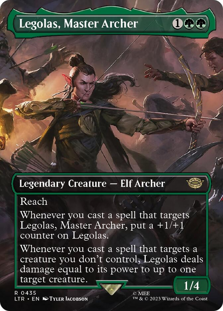 Legolas, Master Archer (Borderless Alternate Art) [The Lord of the Rings: Tales of Middle-Earth] | Fandemonia Ltd