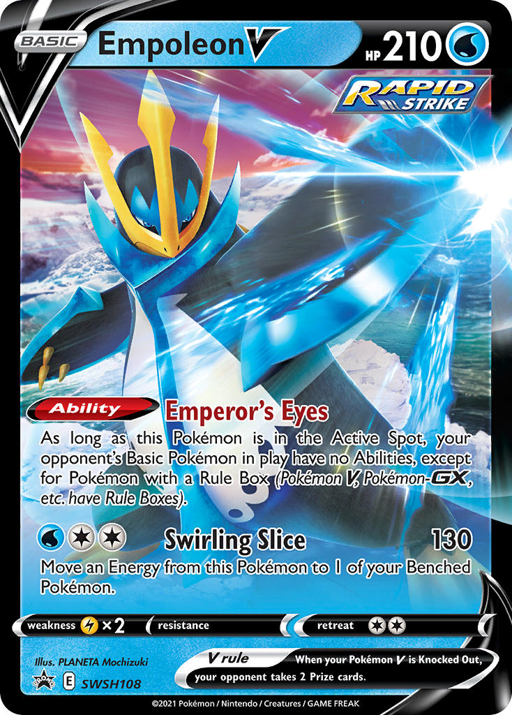 Empoleon V (SWSH108) [Sword & Shield: Black Star Promos] | Fandemonia Ltd