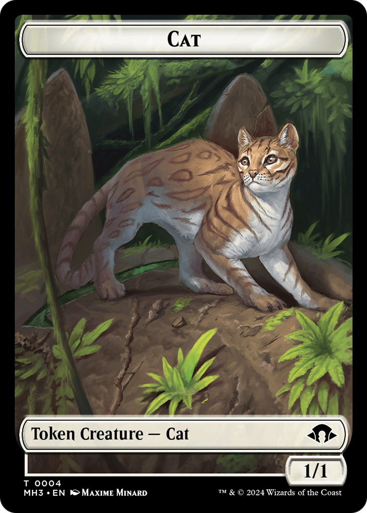 Cat // Energy Reserve Double-Sided Token [Modern Horizons 3 Tokens] | Fandemonia Ltd