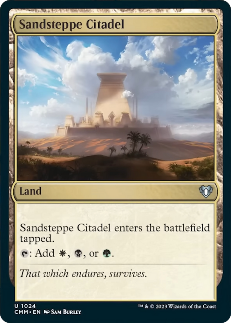 Sandsteppe Citadel [Commander Masters] | Fandemonia Ltd