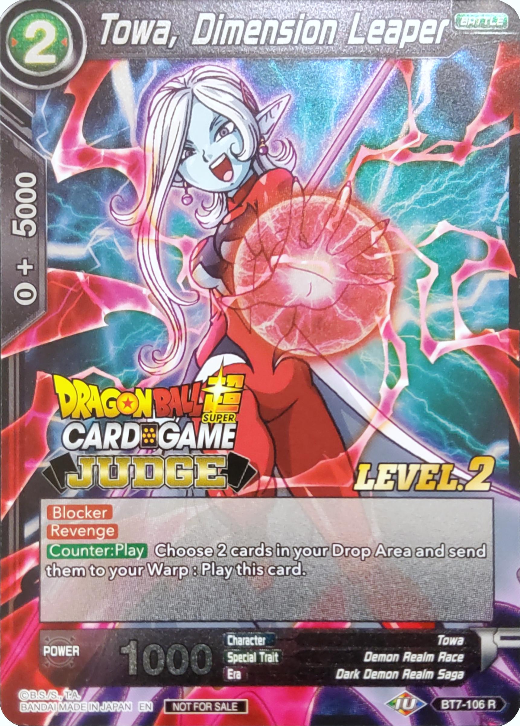 Towa, Dimension Leaper (Level 2) (BT7-106) [Judge Promotion Cards] | Fandemonia Ltd