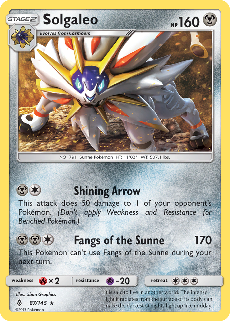 Solgaleo (87/145) [Sun & Moon: Guardians Rising] | Fandemonia Ltd