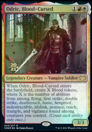 Odric, Blood-Cursed [Innistrad: Crimson Vow Prerelease Promos] | Fandemonia Ltd