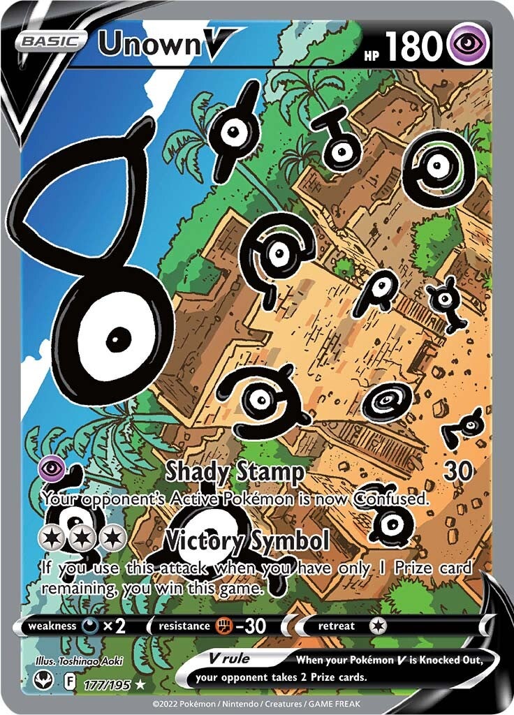 Unown V (177/195) [Sword & Shield: Silver Tempest] | Fandemonia Ltd