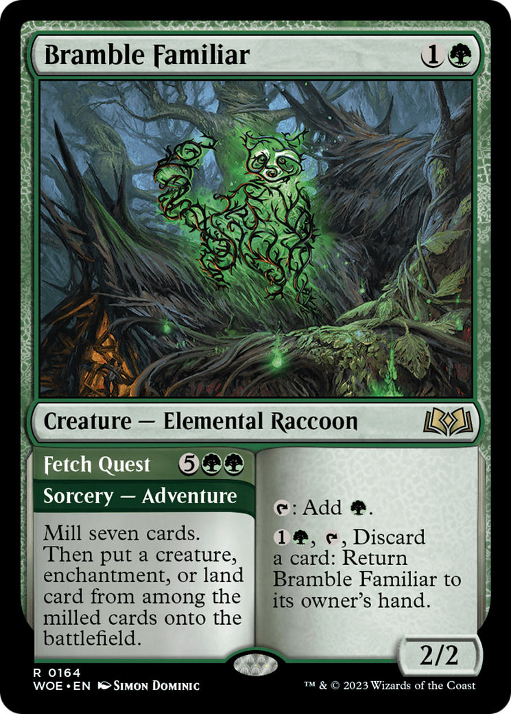 Bramble Familiar // Fetch Quest [Wilds of Eldraine] | Fandemonia Ltd