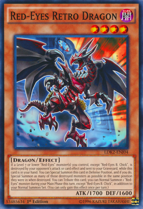 Red-Eyes Retro Dragon [LDK2-ENJ04] Common | Fandemonia Ltd