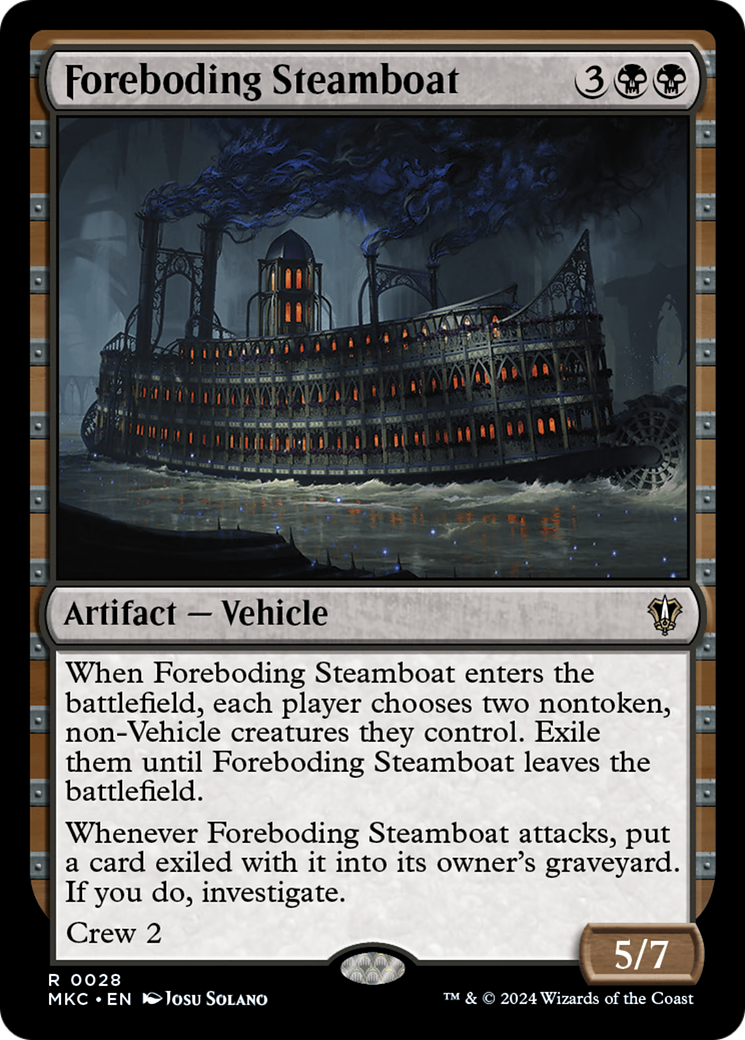 Foreboding Steamboat [Murders at Karlov Manor Commander] | Fandemonia Ltd