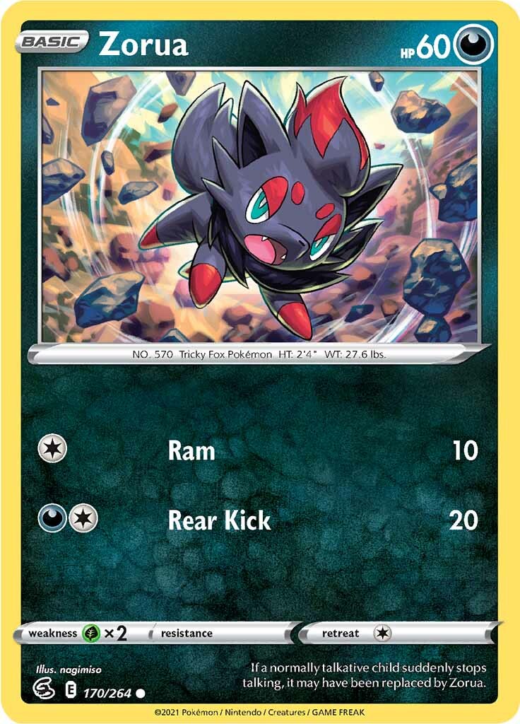 Zorua (170/264) [Sword & Shield: Fusion Strike] | Fandemonia Ltd