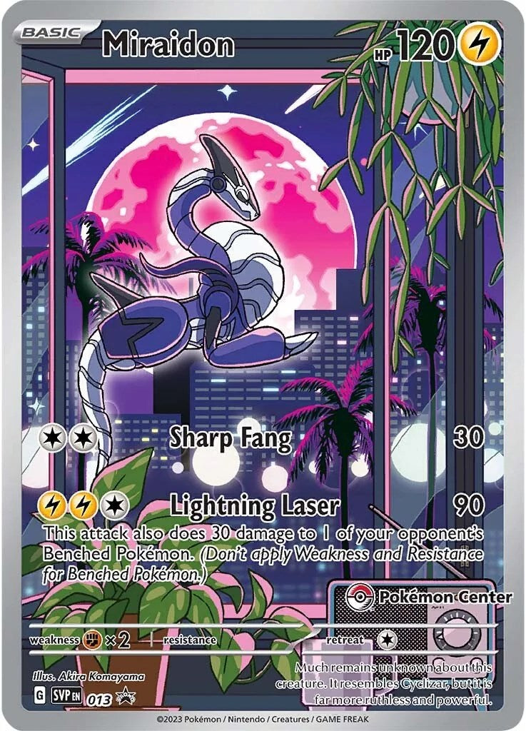 Miraidon (013) (Pokemon Center Exclusive) [Scarlet & Violet: Black Star Promos] | Fandemonia Ltd