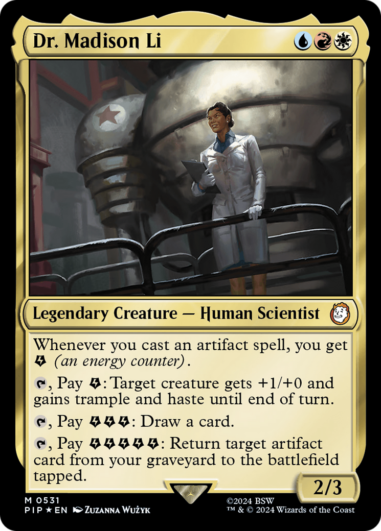 Dr. Madison Li (Surge Foil) [Fallout] | Fandemonia Ltd