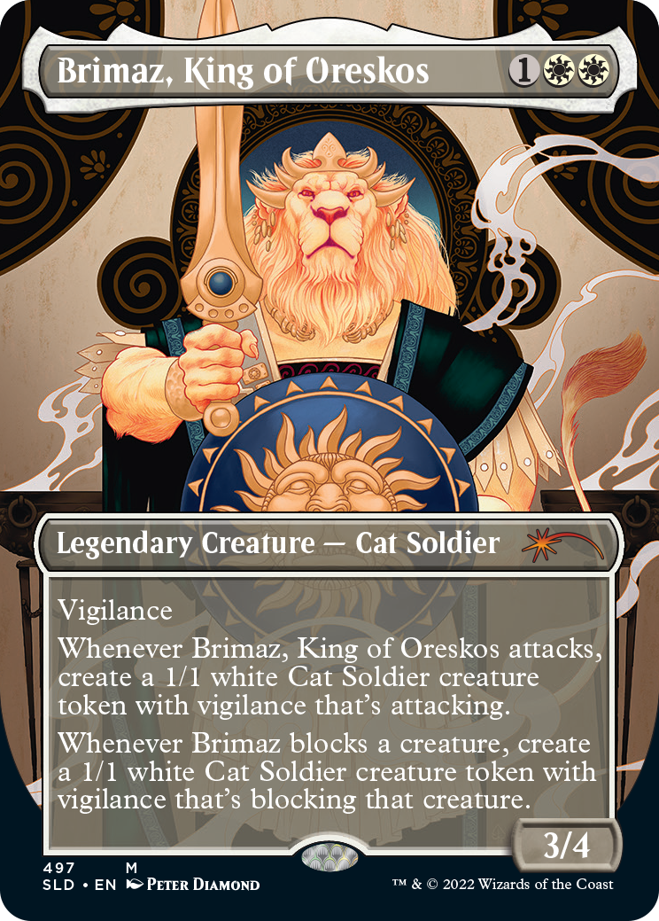 Brimaz, King of Oreskos (Borderless) [Secret Lair Drop Series] | Fandemonia Ltd