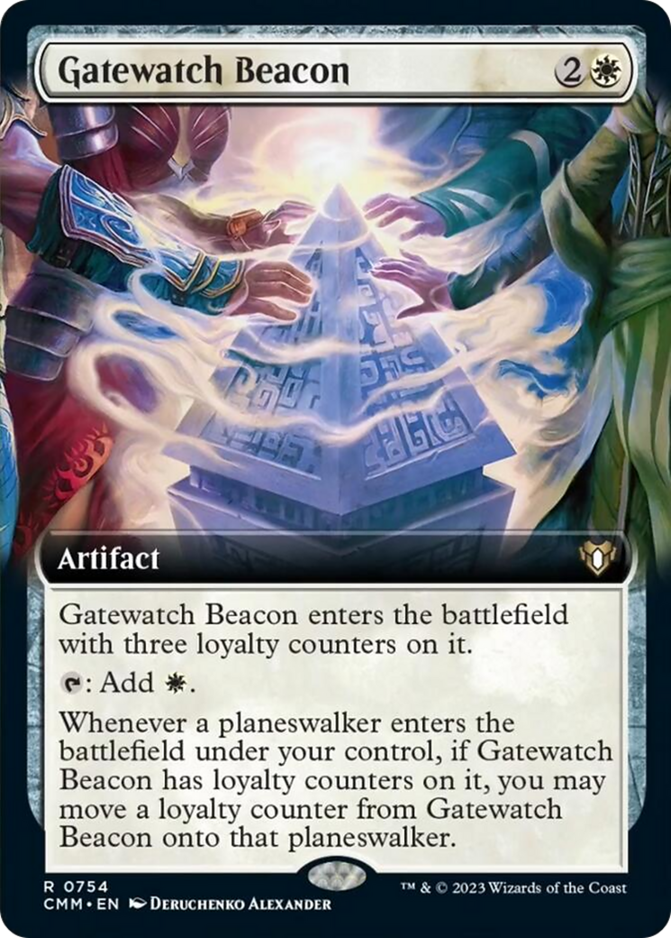 Gatewatch Beacon (Extended Art) [Commander Masters] | Fandemonia Ltd