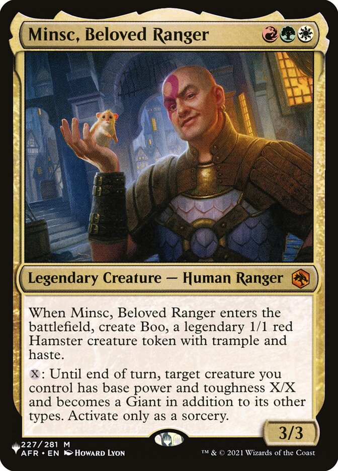 Minsc, Beloved Ranger [The List] | Fandemonia Ltd