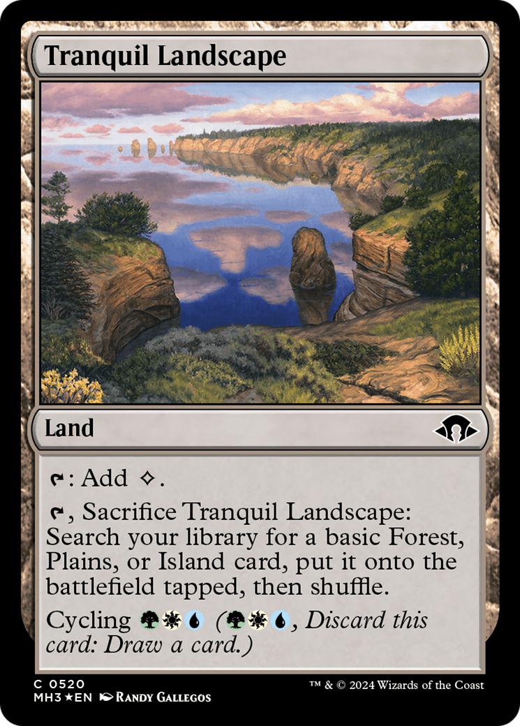 Tranquil Landscape (Ripple Foil) [Modern Horizons 3] | Fandemonia Ltd