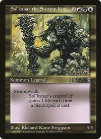 Sol'kanar the Swamp King (Oversized) [Oversize Cards] | Fandemonia Ltd