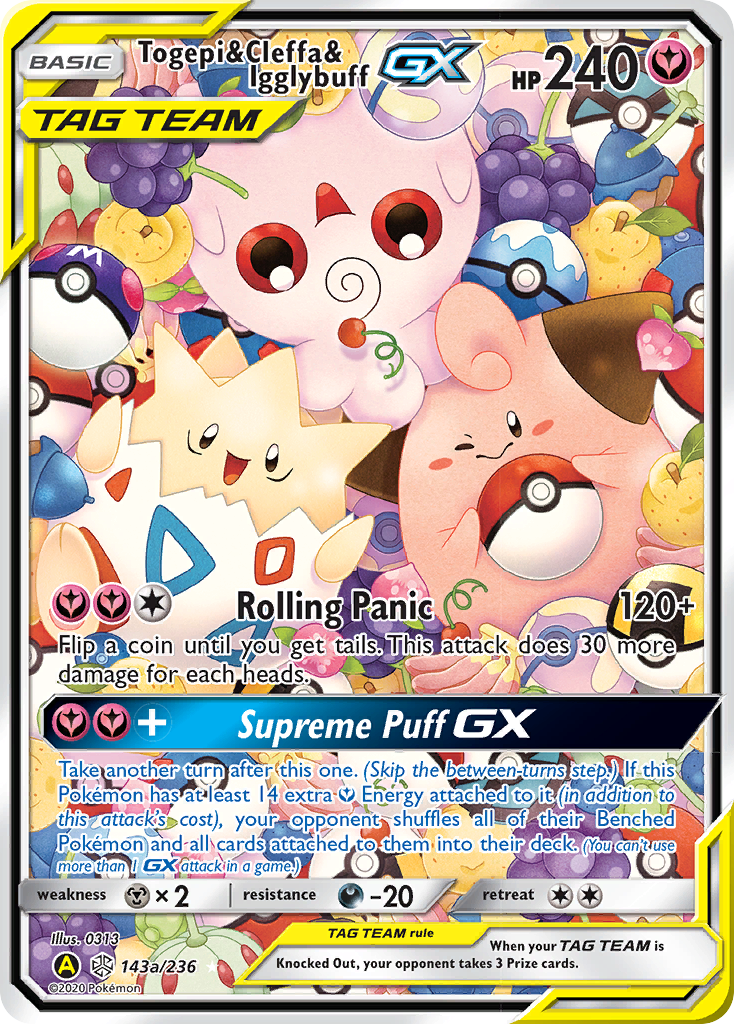 Togepi & Cleffa & Igglybuff GX (143a/236) [Alternate Art Promos] | Fandemonia Ltd