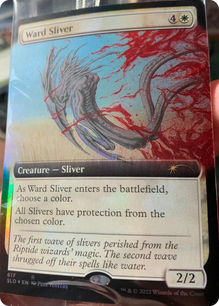 Ward Sliver (Extended Art) [Secret Lair Drop Promos] | Fandemonia Ltd