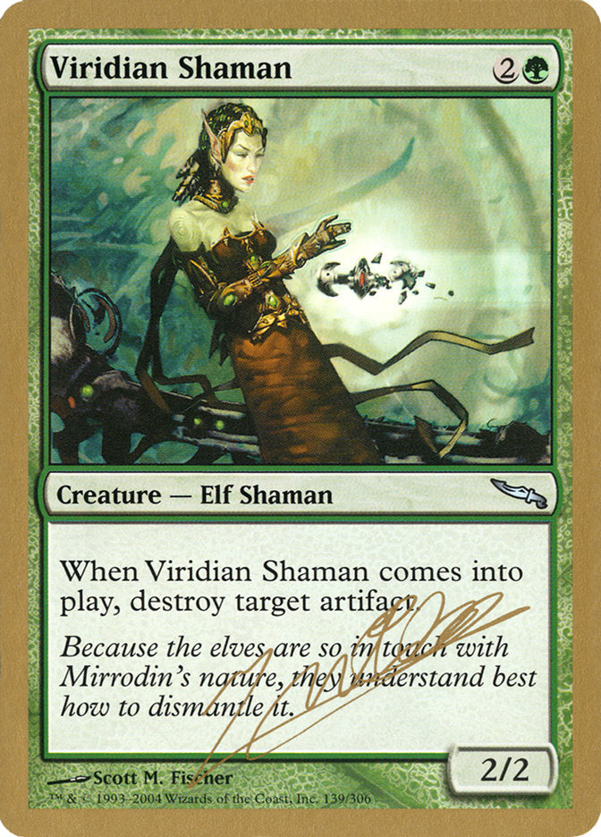 Viridian Shaman (Julien Nuijten) [World Championship Decks 2004] | Fandemonia Ltd