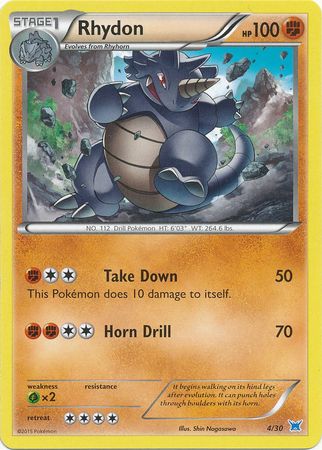 Rhydon (4/30) [XY: Trainer Kit 2 - Latios] | Fandemonia Ltd