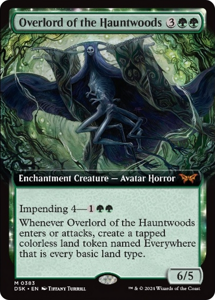 Overlord of the Hauntwoods (Extended Art) [Duskmourn: House of Horror] | Fandemonia Ltd