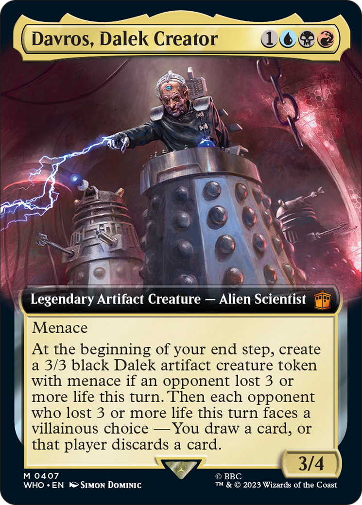 Davros, Dalek Creator (Extended Art) [Doctor Who] | Fandemonia Ltd