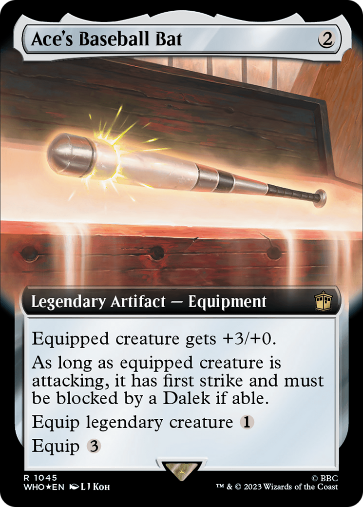 Ace's Baseball Bat (Extended Art) (Surge Foil) [Doctor Who] | Fandemonia Ltd