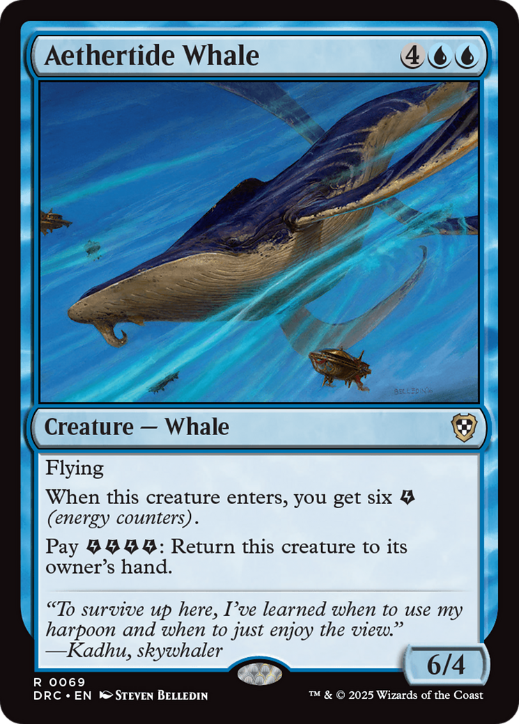 Aethertide Whale [Aetherdrift Commander] | Fandemonia Ltd