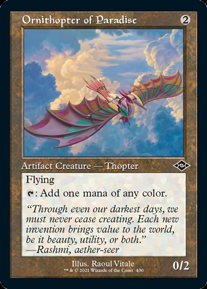 Ornithopter of Paradise (Retro) [Modern Horizons 2] | Fandemonia Ltd