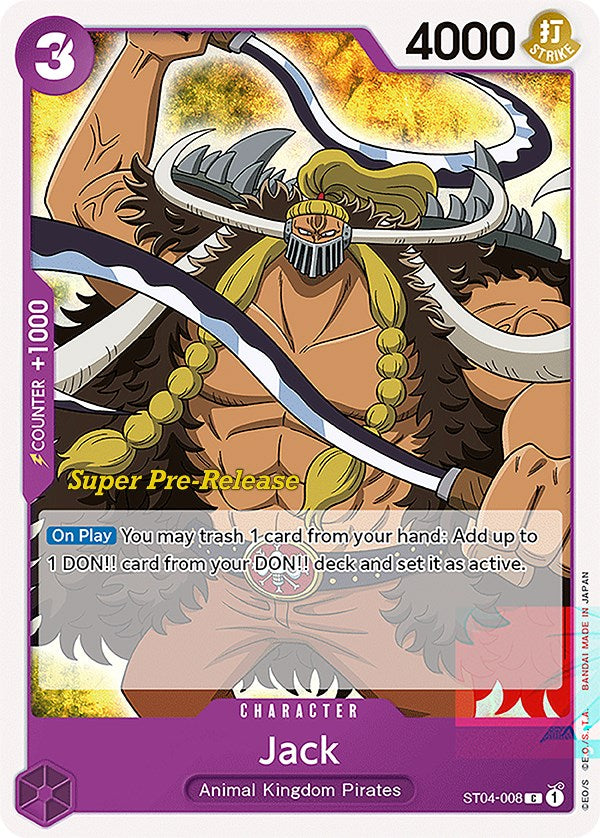 Jack [Super Pre-Release Starter Deck: Animal Kingdom Pirates] | Fandemonia Ltd