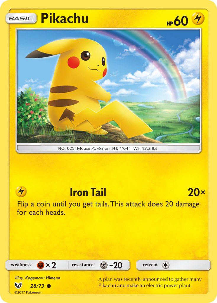 Pikachu (28/73) (Water Web Holo) [Miscellaneous Cards] | Fandemonia Ltd