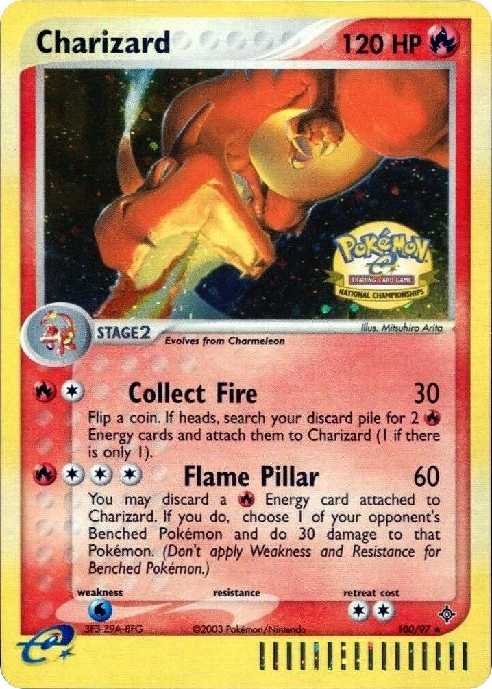 Charizard (100/097) (National Championships) [League & Championship Cards] | Fandemonia Ltd