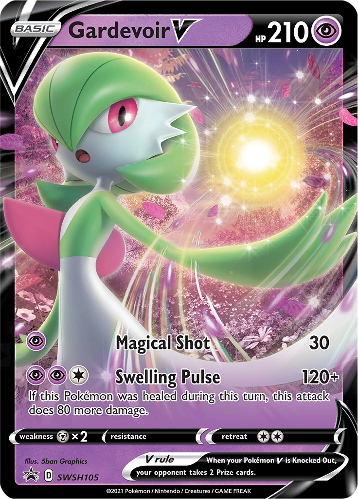 Gardevoir V (SWSH105) [Sword & Shield: Black Star Promos] | Fandemonia Ltd