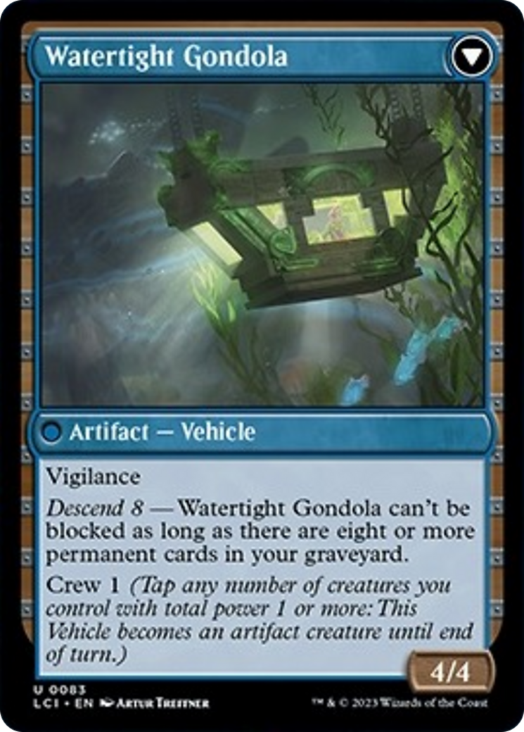 Waterlogged Hulk // Watertight Gondola [The Lost Caverns of Ixalan] | Fandemonia Ltd