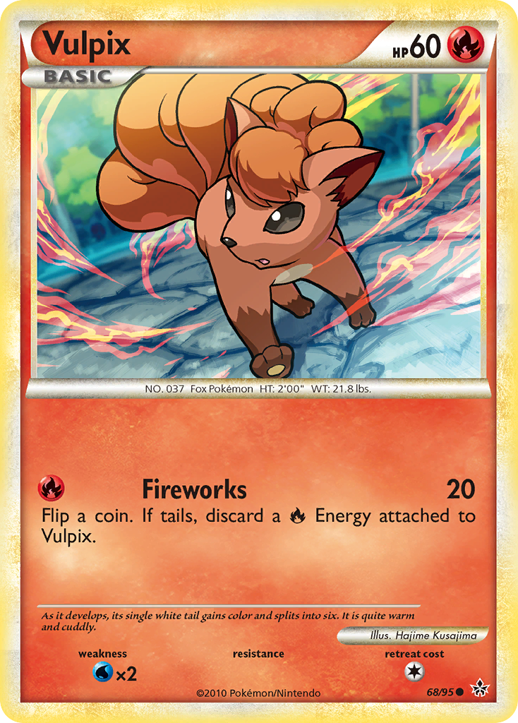 Vulpix (68/95) [HeartGold & SoulSilver: Unleashed] | Fandemonia Ltd