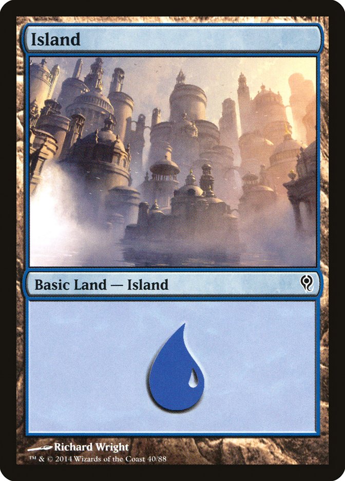 Island (40) [Duel Decks: Jace vs. Vraska] | Fandemonia Ltd