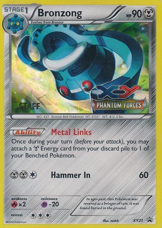 Bronzong (XY21) (Staff) [XY: Black Star Promos] | Fandemonia Ltd