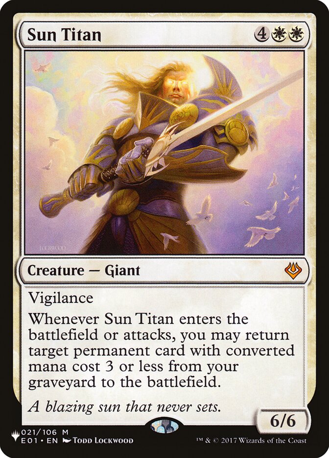 Sun Titan [The List] | Fandemonia Ltd