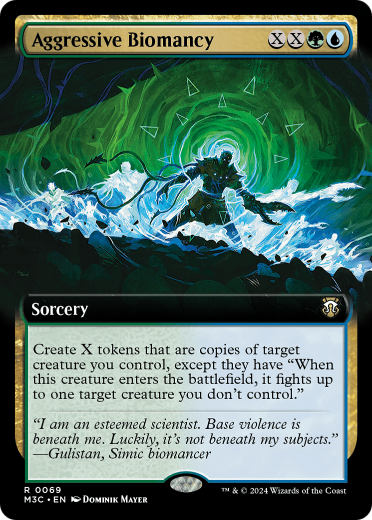 Aggressive Biomancy (Extended Art) [Modern Horizons 3 Commander] | Fandemonia Ltd